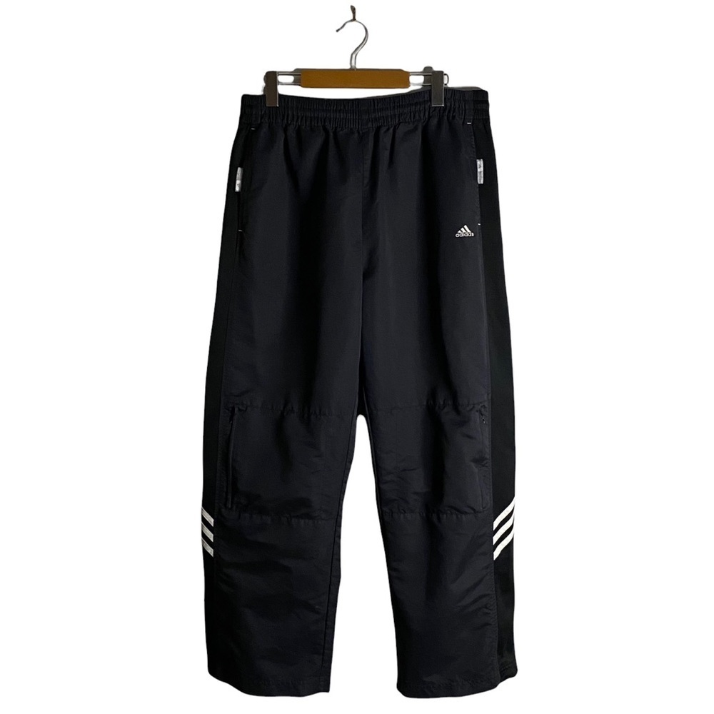 Adidas Men's Black Track Pants with Drawstring